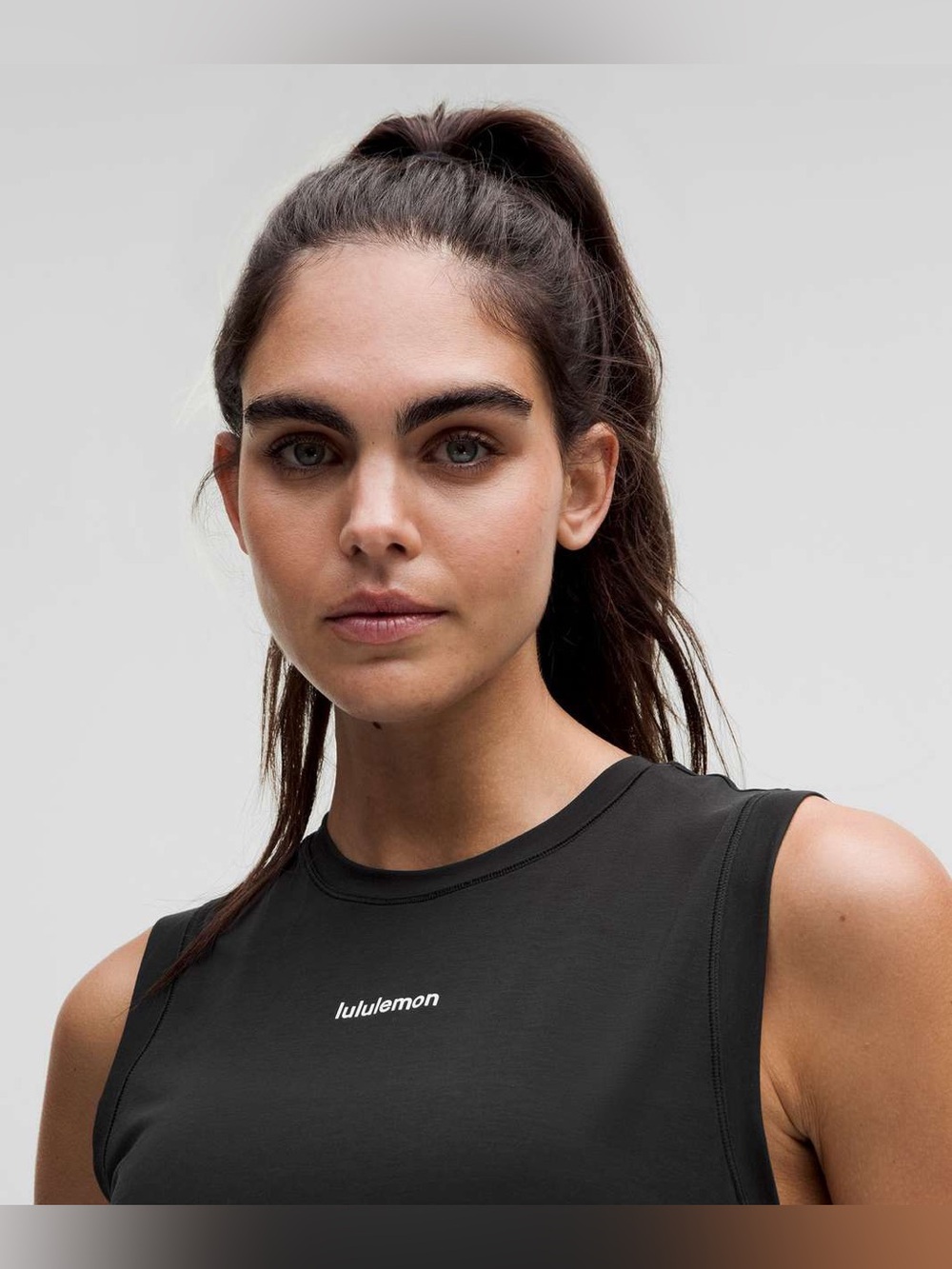 Lululemon Jersey Training Muscle Tank Top Long Wordmark
Black W1FDFS Sz 12 / 14 - Picture 5 of 12
